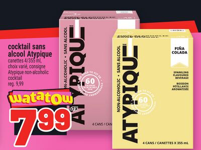 COCKTAIL SANS ALCOOL ATYPIQUE | ATYPIQUE NON‑ALCOHOLIC COCKTAIL