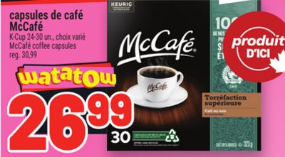 CAPSULES DE CAFÉ MCCAFÉ | MCCAFÉ COFFEE CAPSULES