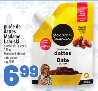 PURÉE DE DATTES MADAME LABRISKI | MADAME LABRISKI DATE PUREE