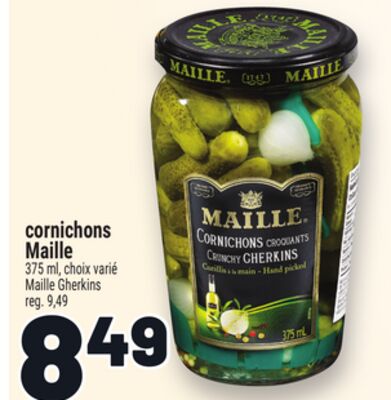CORNICHONS MAILLE | MAILLE GHERKINS