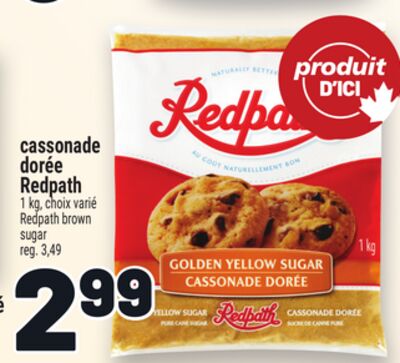 CASSONADE DORÉE REDPATH | REDPATH BROWN SUGAR