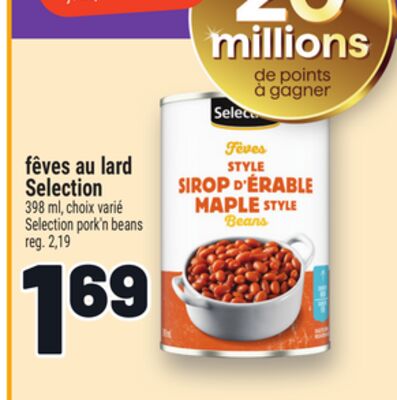 FÊVES AU LARD SELECTION | SELECTION PORK'N BEANS