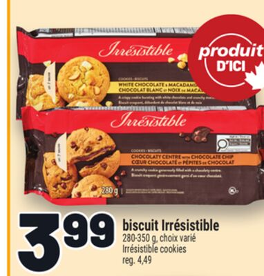 BISCUIT IRRÉSISTIBLE | IRRÉSISTIBLE COOKIES