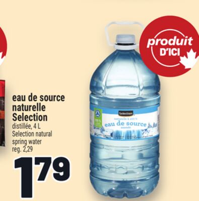 EAU DE SOURCE NATURELLE SELECTION | SELECTION NATURAL SPRING WATER