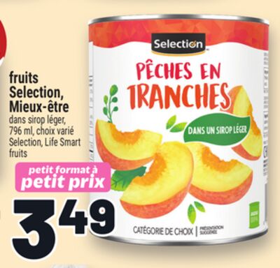 FRUITS SELECTION, MIEUX‑ÊTRE | SELECTION, LIFE SMART FRUITS