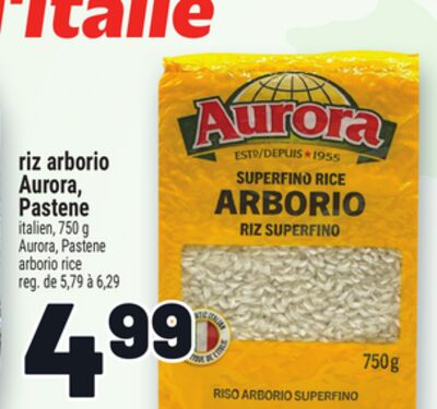 RIZ ARBORIO AURORA, PASTENE | AURORA, PASTENE ARBORIO RICE