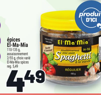 ÉPICES EL‑MA‑MIA | EL-MA-MIA SPICES