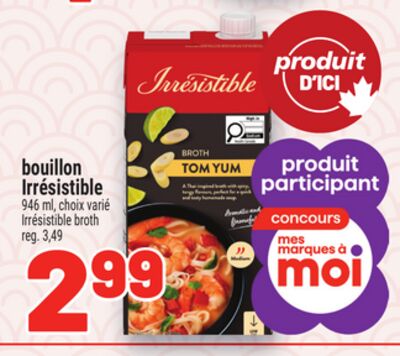 BOUILLON IRRÉSISTIBLE | IRRÉSISTIBLE BROTH