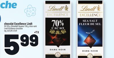 CHOCOLAT EXCELLENCE LINDT | LINDT EXCELLENCE CHOCOLATE