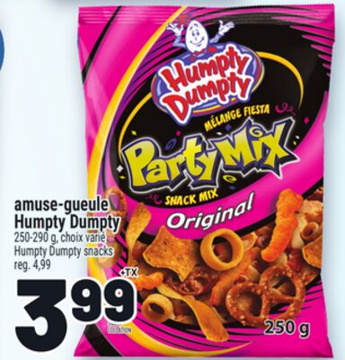 AMUSE-GUEULE HUMPTY DUMPTY | HUMPTY DUMPTY SNACKS