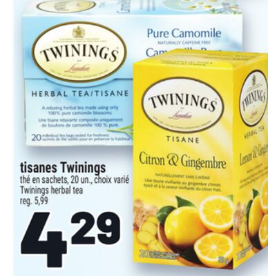TISANES TWININGS | TWININGS HERBAL TEA