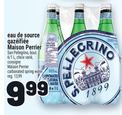 EAU DE SOURCE GAZÉIFIÉE MAISON PERRIER | MAISON PERRIER CARBONATED SPRING WATER