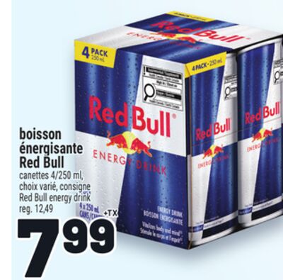 BOISSON ÉNERGISANTE RED BULL | RED BULL ENERGY DRINK