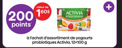 YOGOURTS PROBIOTIQUES ACTIVIA
