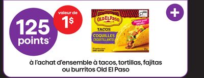 ENSEMBLE À TACOS, TORTILLAS, FAJITAS OU BURRITOS OLD EL PASO