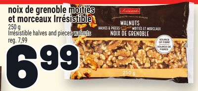 NOIX DE GRENOBLE MOITIÉS ET MORCEAUX IRRÉSISTIBLE | IRRÉSISTIBLE HALVES AND PIECES WALNUTS
