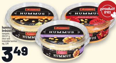 HUMMUS IRRÉSISTIBLE | IRRÉSISTIBLE HUMMUS