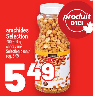 ARACHIDES SELECTION | SELECTION PEANUT