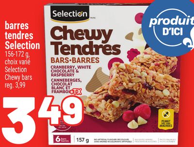 BARRES TENDRES SELECTION | SELECTION CHEWY BARS