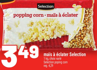MAÏS À ÉCLATER SELECTION | SELECTION POPPING CORN