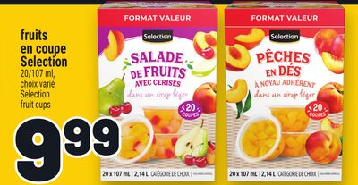 FRUITS EN COUPE SELECTION | SELECTION FRUIT CUPS