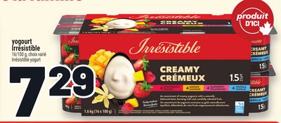 YOGOURT IRRÉSISTIBLE | IRRÉSISTIBLE YOGURT