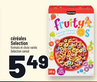 CÉRÉALES SELECTION | SELECTION CEREAL