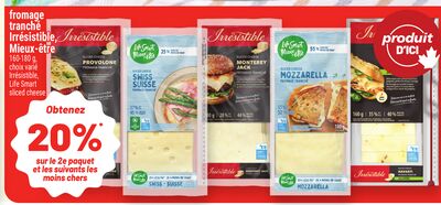 FROMAGE TRANCHÉ IRRÉSISTIBLE, MIEUX-ÊTRE | IRRÉSISTIBLE, LIFE SMART SLICED CHEESE