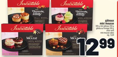 GÂTEAUX MINI MOUSSE IRRESISTIBLE | IRRESISTIBLE MINI MOUSSE CAKES