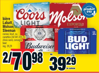 bière Labatt | Molson, Sleeman