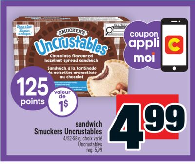 Sandwich Smuckers Uncrustables | Uncrustables