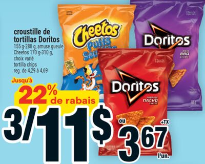 croustille de tortillas Doritos | tortilla chips