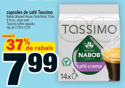 capsules de café Tassimo | Tassimo coffee capsules