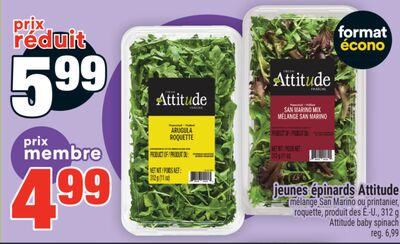 jeunes épinards Attitude | Attitude baby spinach