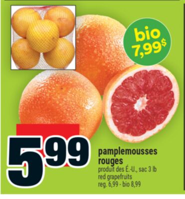 pamplemousses rouges | red grapefruits