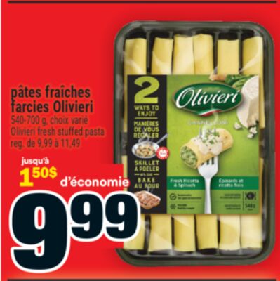 pâtes fraîches farcies Olivieri | Olivieri fresh stuffed pasta