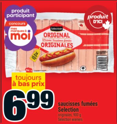 saucisses fumées Selection | Selection wieners