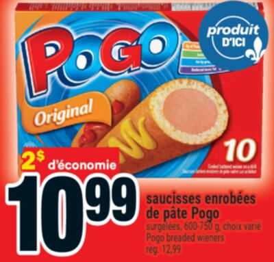 saucisses enrobées de pâte Pogo | Pogo breaded wieners