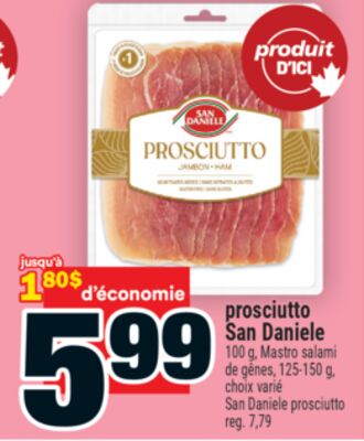 prosciutto San Daniele | San Daniele prosciutto