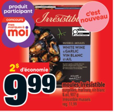 Moules Irrésistible | Irresistible mussels