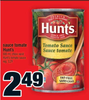 Sauce tomate Hunt's | Hunt's tomato sauce