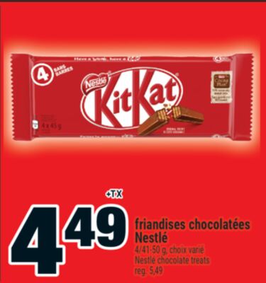 Friandises chocolatées Nestlé | Nestlé chocolate treats