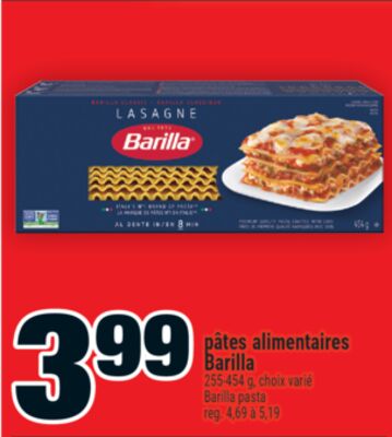 pâtes alimentaires Barilla | Barilla pasta