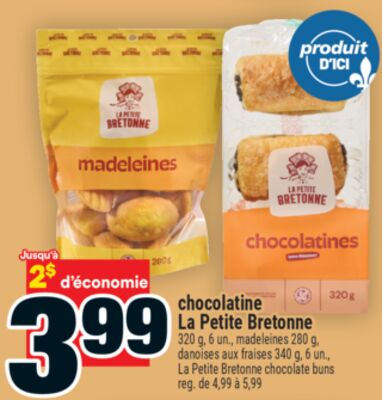 Chocolatine La Petite Bretonne | La Petite Bretonne chocolate buns