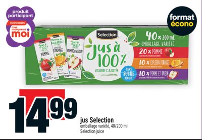 Jus Selection | Selection juice
