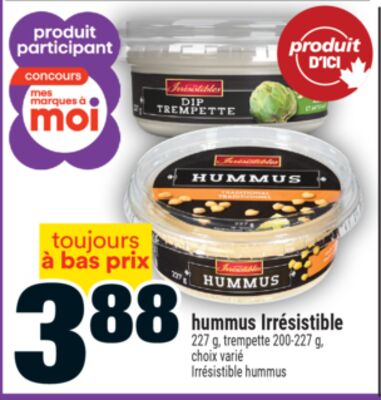 hummus Irrésistible | Irrésistible hummus