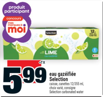 gazéifiée canettes Selection | Selection carbonated water