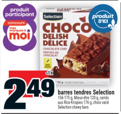barres tendres Selection | Selection chewy bars