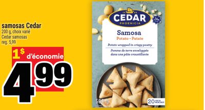 samosas Cedar | Cedar samosas