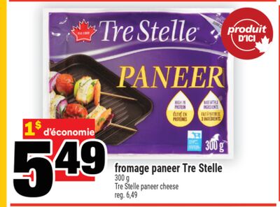 Fromage paneer Tre Stelle | Tre Stelle paneer cheese